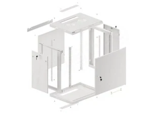 5901969430165 LANBERG WALL MOUNT RACK CABINET 19" 12U 600X450 Lanberg - Picture 1 of 9