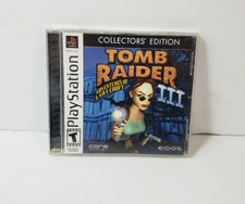 Tomb Raider III 3 (Sony PlayStation 1, 1998) Collectors Edition - Complete