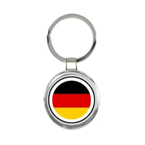 Gift Keychain : Germany Flag Never Underestimate The Power German Expat Country - Picture 1 of 1