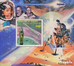 Yibuti Bloque 89a (completa edición) nuevo con goma original 1983 espacio - Imagen 1 de 1