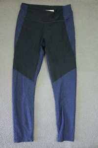 Outdoor Voices Leggings Women's Small Blue Black With Inside Pocket - Picture 1 of 11