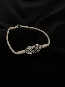 PURE 999s SILVER WOMEN HANDMADE BRAIDED BRACELET PERFECT GIFT - Picture 1 of 2