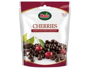 Dark Chocolate Coated CHERRIES of Bulgaria - premium taste by ROIS - 100g /3.5oz - Picture 1 of 3