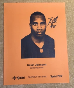 9 Cleveland Browns Autograph Photos,  Kevin Johnson, Orlando Brown, Marc Edwards - Picture 1 of 4