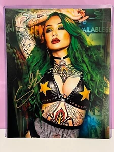Shotzi Blackheart Sexy Up Close Tattoos Signed Autograph 8x10 WWE TNA AEW NXT - Picture 1 of 1