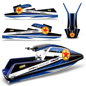 Decalcomania Grafico Kit Per Yamaha Superjet Sci Wrap Pelle Jetski Super Jet - Afbeelding 1 van 2