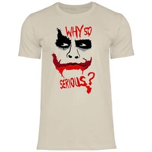 Camiseta Hombre Why So Serious Joker Face Halloween - Imagen 1 de 15