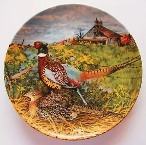 The Pheasant 1st Issue Plate Upland Birds of North America Wayne Anderson 1986 - Picture 1 of 8