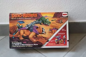 Dinosauro Placerias con Skate Dino Riders Tyco 1988 Dinoriders Comansi Spagna - Foto 1 di 8