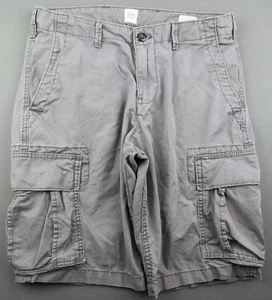 Pantalones cortos de carga Gap 2019 11 pulgadas gris 100 % algodón talla 31 para hombre - Imagen 1 de 8