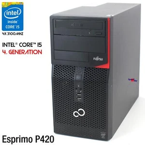 PC Computer Fujitsu Esprimo P420 D3222 Intel Core I5 4440 4GB 250GB Windows XP - Picture 1 of 5