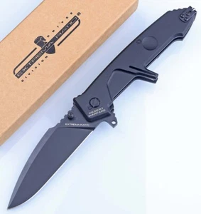 MF2 survival hunting knife machete EDC Folding Camping Fishing Outdoor black - Picture 1 of 9