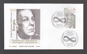 BRD Bund 2010 FDC - Frankfurter Buchmesse Luis Borges Ehrengast Argentinien - Picture 1 of 1
