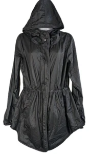 Chaqueta cortavientos C9 Champion para mujer MEDIANA negra M abrigo ligero con capucha - Imagen 1 de 6