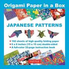 Origami Paper in a Box - Japanese Patterns: 192 Sheets of Tuttle Origami Paper: