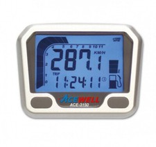 Acewell Digitalinstrument silber Tacho Drehzahlmesser Uhr Tankanzeige TGB Versio