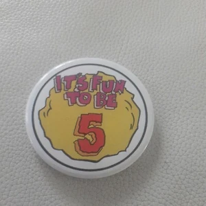 Insignia vintage 5º cumpleaños 1989 - Imagen 1 de 4