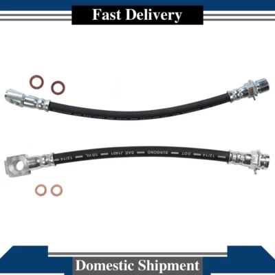 2X Manguera de línea de freno trasero Sunsong para Chevrolet S10 1998 1999 2000 2001 2002 Foto 1 de 4