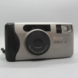 Nikon Zoom 400 AF 35mm Film Point And Shoot Camera Silver Tested - Picture 1 of 8