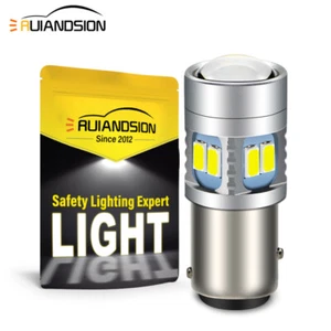 2x 1157 LED Ampoule Indicateur De Voiture P21/5W Signal Lumineux 6V Blanc/Rouge - Bild 1 von 12