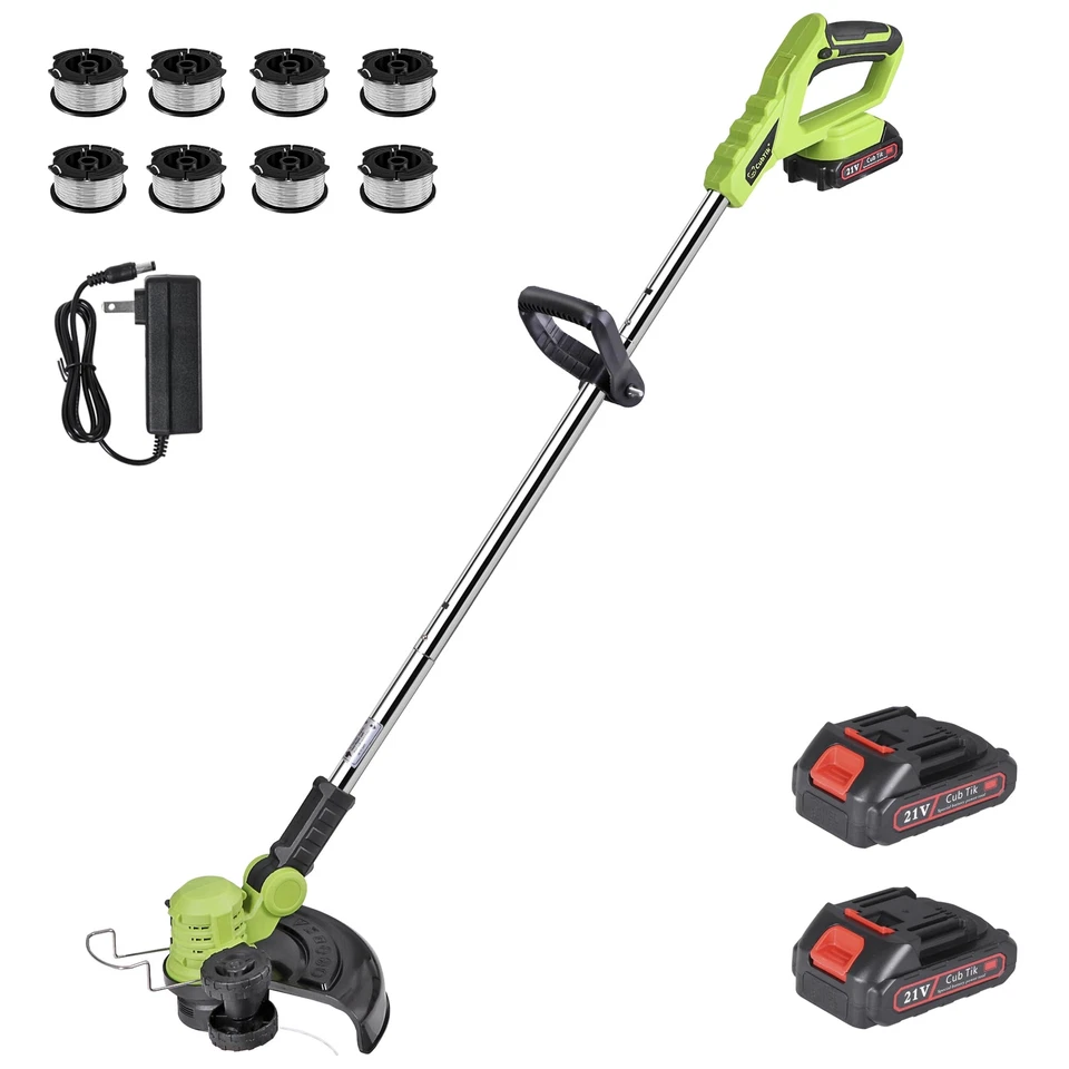 Cordless Weed Wacker Electric Weed Eater 12" 20V String Trimmer Battery Operated - Image 1 of 4