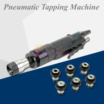 400rpm Pneumatic Air Tapping Machine Tapper Tool 6 Chuck M3/M4/M5/(M6-8)/M10/M12 - Image 1 of 4