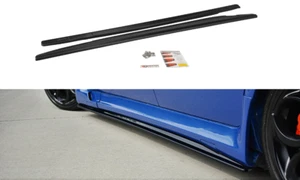 CUP faldones laterales accesorios NEGRO para Alfa Romeo 156 GTA Side Skirts listones  - Imagen 1 de 8