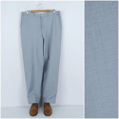 Pantalones de vestir para hombre 36 cintura 31,5 pierna MARKS&SPENCER gris pantalones pantalones pantalones Foto 1 de 4