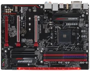 Placa madre Gigabyte GA-AB350-Gaming 3 sockets AM4 AMD B350 DDR4 USB3.1 HDMI ATX - Imagen 1 de 5