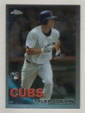 2010 Topps Chrome Refractor #181 Tyler Colvin Chicago Cubs RC BV$4