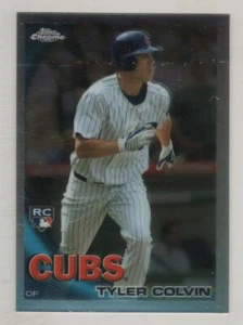 2010 Topps Chrome Refractor #181 Tyler Colvin Chicago Cubs RC BV$4 - Picture 1 of 1