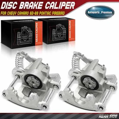 Pair Rear Brake Calipers for Chevy Camaro Pontiac Firebird 1982-1988 18014954 - Image 1 of 4