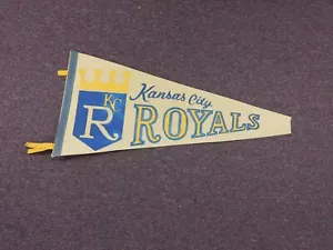 Vintage 1970's Kansas City Royals Pennant - Picture 1 of 2