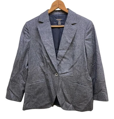 Brooks Brothers Blazer Women’s 12P Blue Wool - Image 1 of 4
