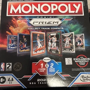 2023-24 PANINI MONOPOLY PRIZM NBA BASKETBALL BOARD GAME BOX Opened 10 NBA Base - Picture 1 of 2