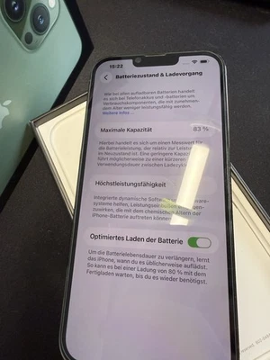 Handy iPhone 13 Pro Max 128GB Alpingrün  Top Zustand - Bild 1 von 3