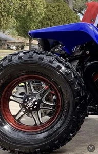 Yamaha Banshee YFZ 350 ATV Amazing Spindle Wheel Caps 2pc Set Fit All Years - Picture 1 of 3