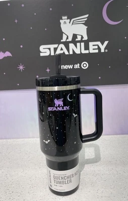 Stanley Halloween40oz H2.0Flow state/Quencher Tumbler Spellcast Black In Hand US - Image 1 of 2