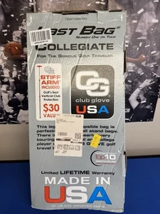 New Club Glove Last Bag Collegiate Rolling Travel Bag Cover + Stiff Arm LOGO - Picture 1 of 4