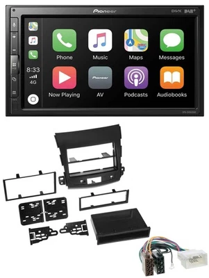 Pioneer USB MP3 DAB 2DIN Bluetooth Autoradio für Citroen C-Crosser Mitsubishi Ou - Bild 1 von 4