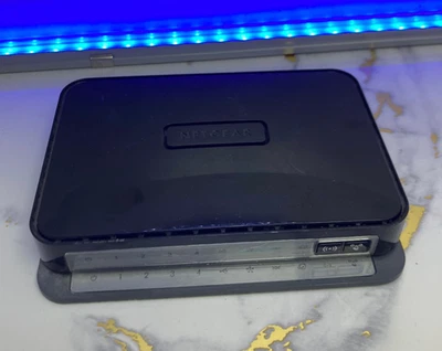 Netgear DGN2200v4 N300 Wireless ADSL2+ Modem Router USB Ethernet Port w/ Adapter - Image 1 of 3