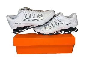 NIB Nike Reax 8 TR Mesh 621716-008 White/ Metalic Silver Size 10 - Picture 1 of 8