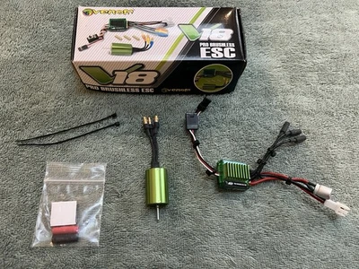Venom V18 Pro Brushless ESC V20L 5200 KV Motor Combo 1/18 1/16 Scale - Image 1 of 4