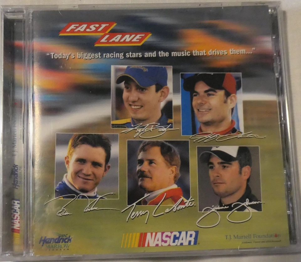 Fast Lane NASCAR CD 2005 Music Incubus Lenny Kravitz Godsmack Willie Nelson