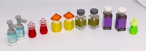 Lego Bottles - SET OF 11 MOC BRICK-BUILT- Minifigure Accessories - Picture 1 of 1