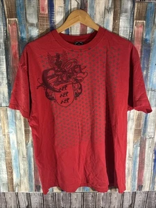 Vintage Y2K Ezekiel Skateboarding Red Men’s Shirt Size XL Made In USA - Picture 1 of 6