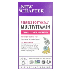 New Chapter Perfect Postnatal Multivitamin 96 Vegan Tablets. Exp 04/2026+ - Picture 1 of 1