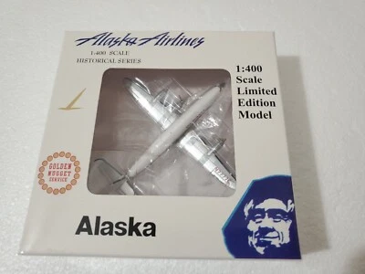 AeroClassics Historical Series Alaska Airlines Lockheed L-1049 N7777C 1:400 - Image 1 of 4