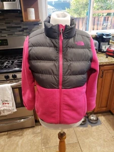THE NORTH FACE DENALI DOWN GIRLS' JACKET Size large 14/16 - Picture 1 of 9