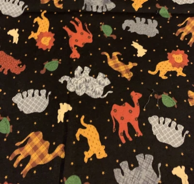 Tela DreamSpinners vintage de Cranston Print funciona lindos animales estrellas 2+ yardas Foto 1 de 4